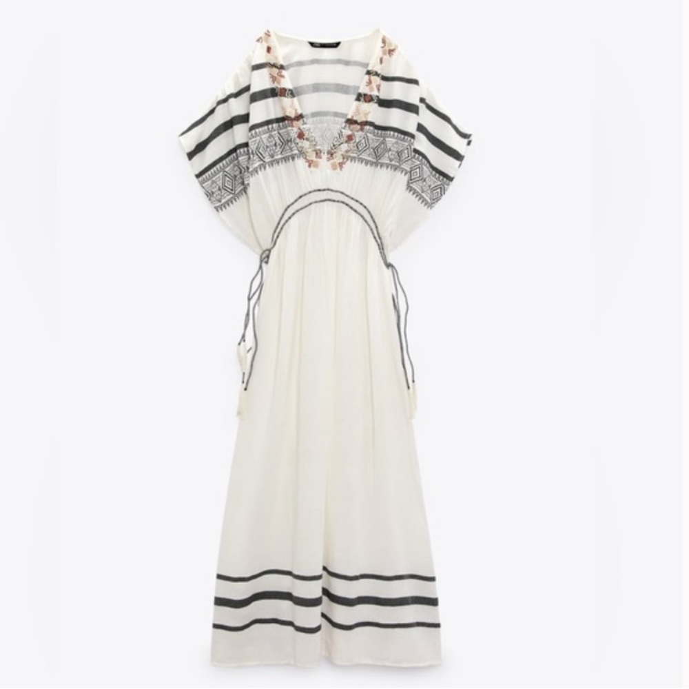 Zara kaftan beaded dress - Picture 5 of 8